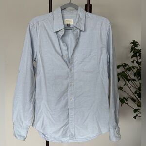 American Eagle Men's Light Blue Shirt